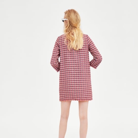 NWT-Zara Tweed Dress - Picture 5 of 5